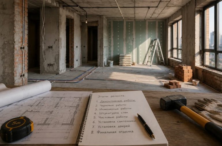 Как организовать ремонт квартиры в Алматы: практические советы и этапы работ